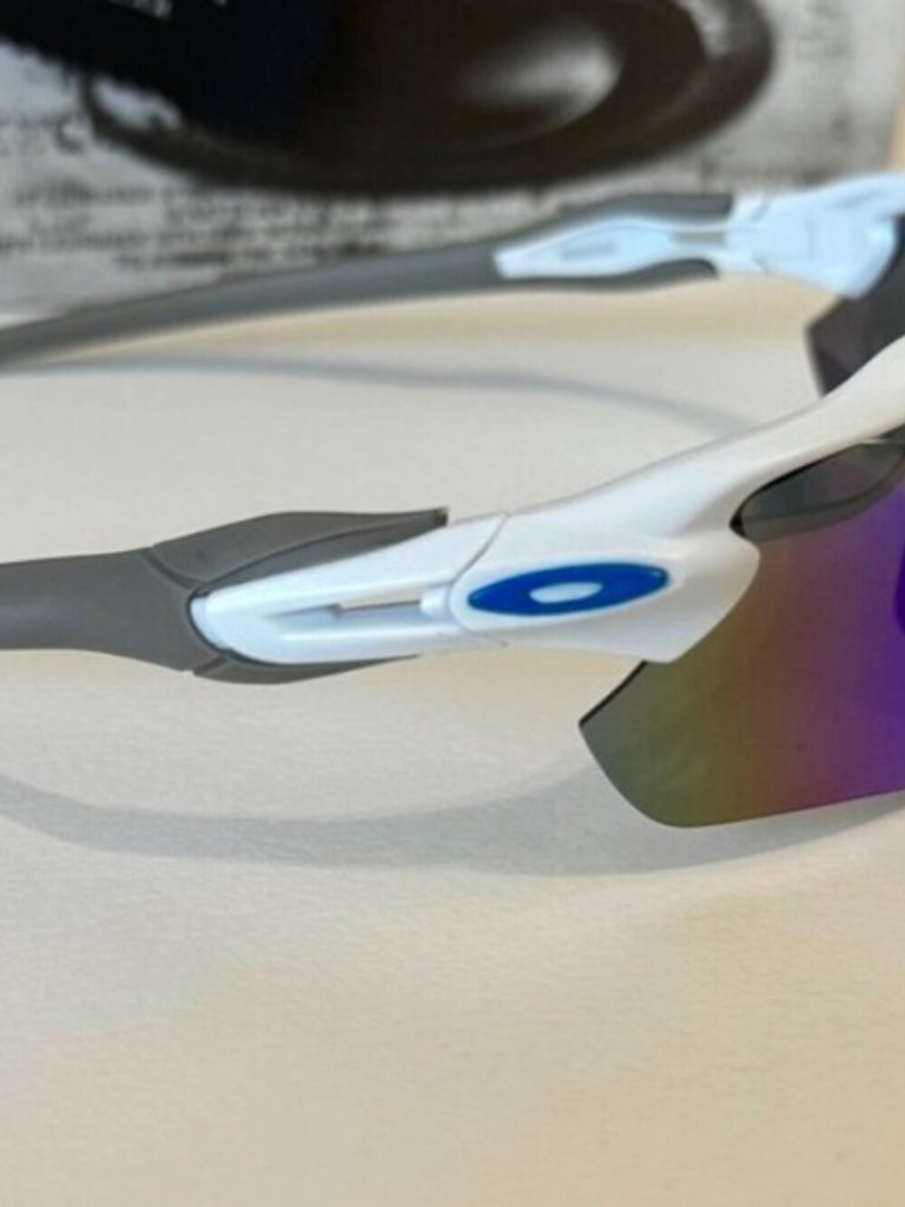 Oakley Radar EV PRIZM Polarized Blue OO9208 White-Gray Frame - Picture 5 of 11
